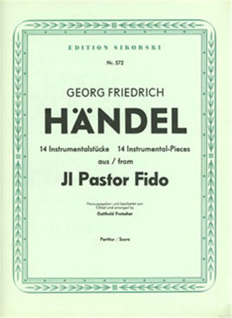 14 Instrumentalstücke aus 'Il pastor fido'