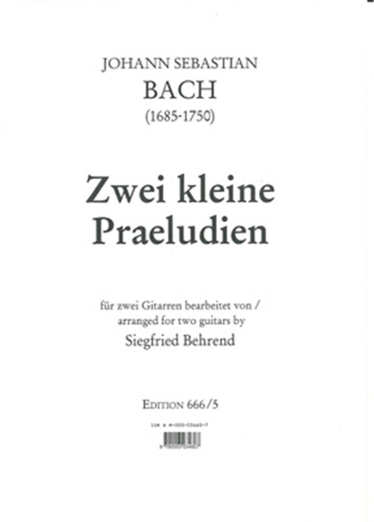2 kleine Praeludien