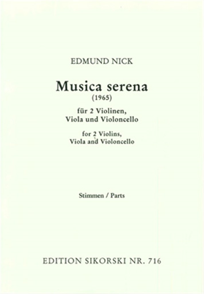 Musica serena (1965)