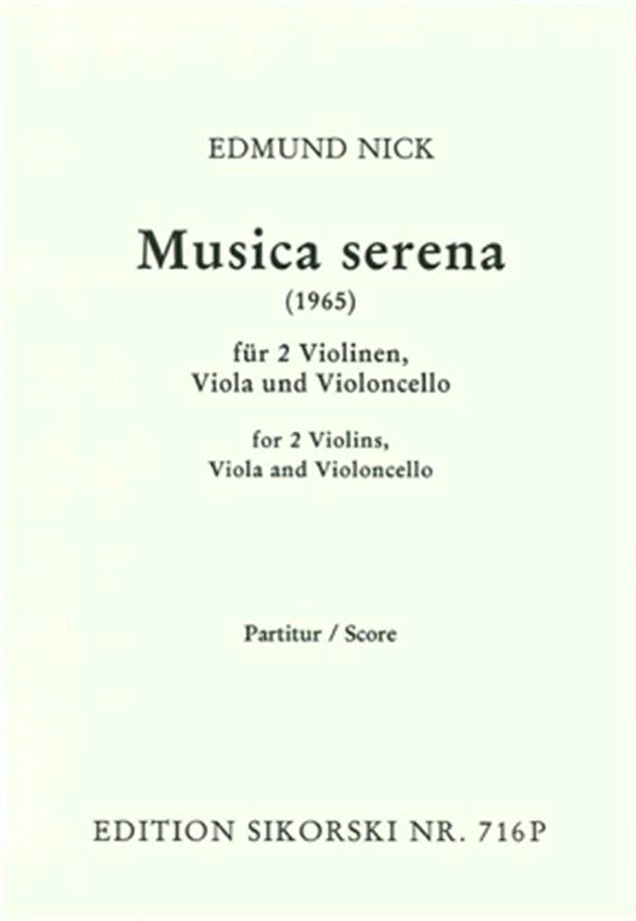 Musica serena (1965)