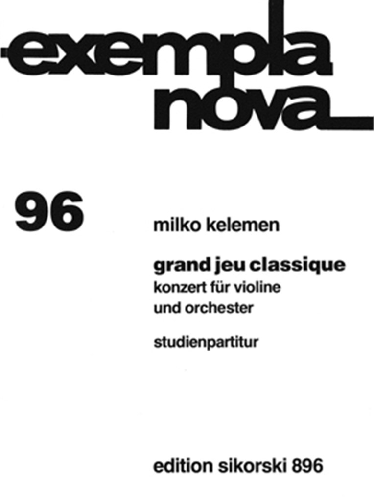 Grand jeu classique