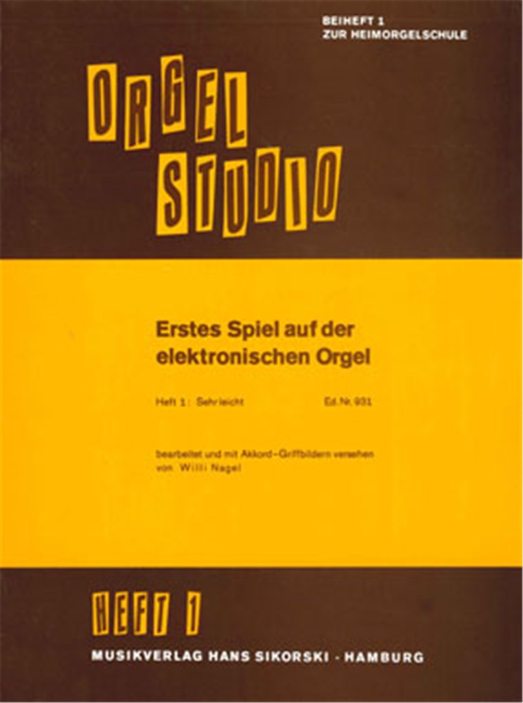 Erstes Spiel auf der elektronischen Orgel