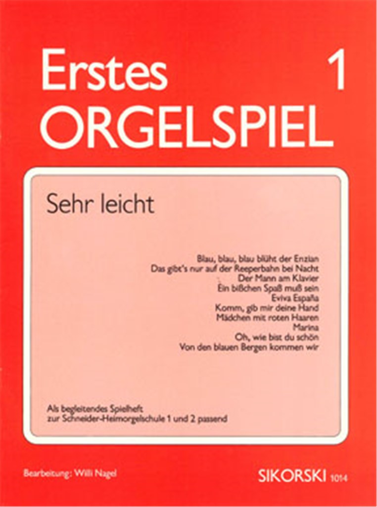 Erstes Orgelspiel 1