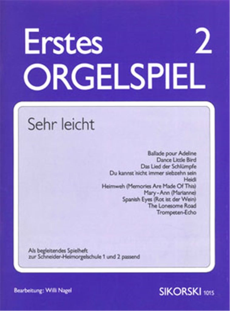 Erstes Orgelspiel