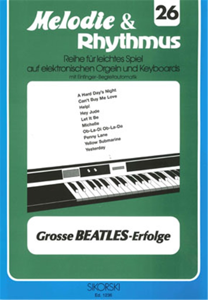 Melodie & Rhythmus, Heft 26: Große Beatles-Erfolge