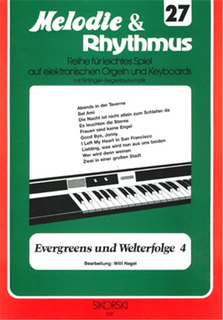 Melodie & Rhythmus, H27: Evergreens und Welterf. 4