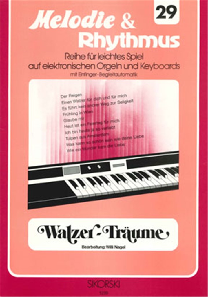 Melodie & Rhythmus, Heft 29: Walzer-Träume