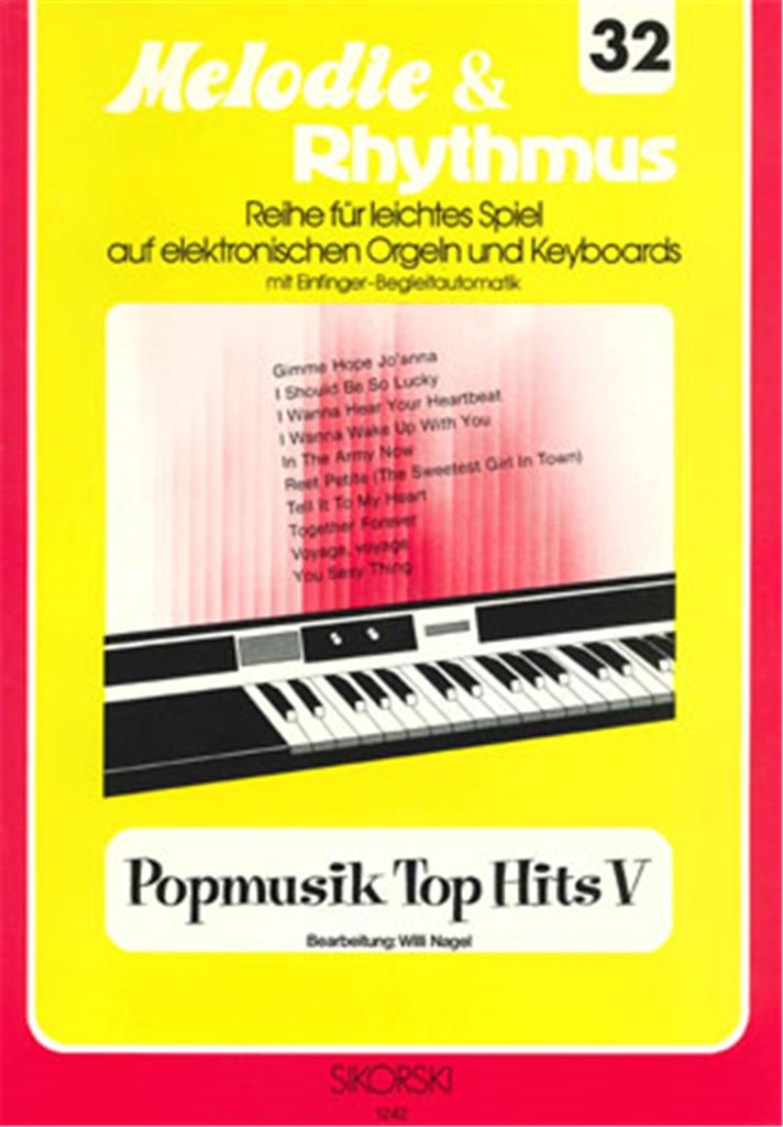 Melodie & Rhythmus, Heft 32: Popmusik Top Hits 5