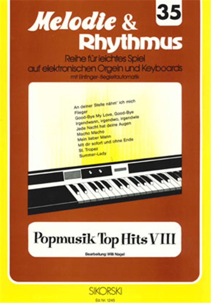 Melodie & Rhythmus, Heft 35: Popmusik Top Hits 8