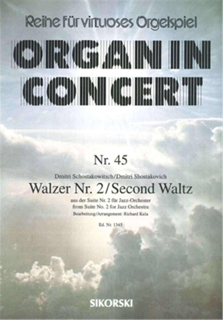 Walz Nr. 2 aus der Suite Nr. 2 für Jazz-Orchester