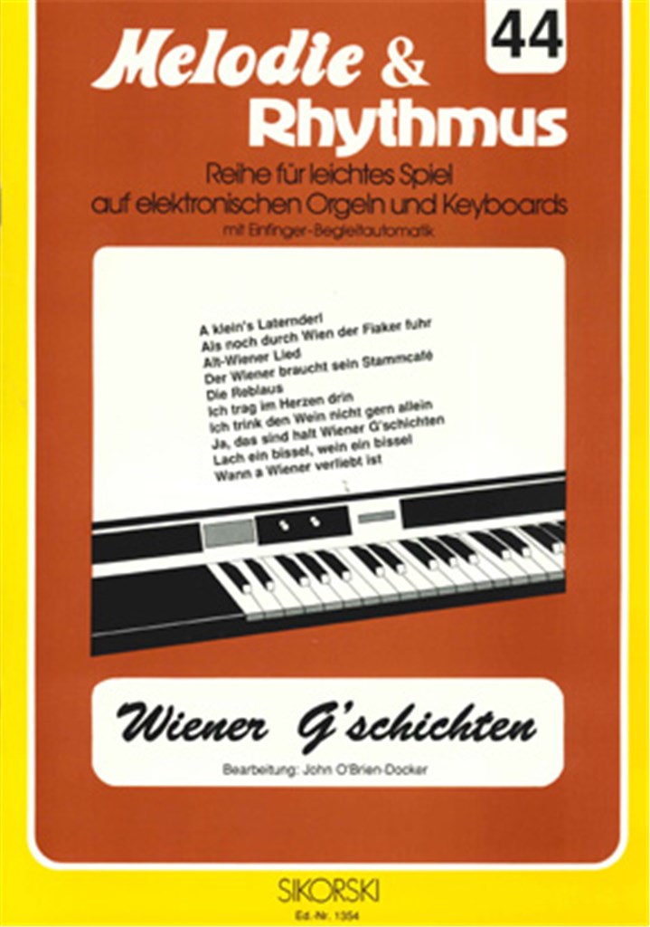 Melodie & Rhythmus, Heft 44: Wiener G'schichten