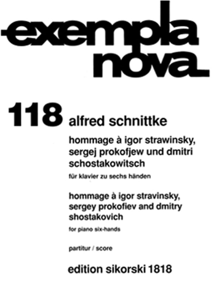 Hommage à Strawinsky, Prokofiev und Schostakovic