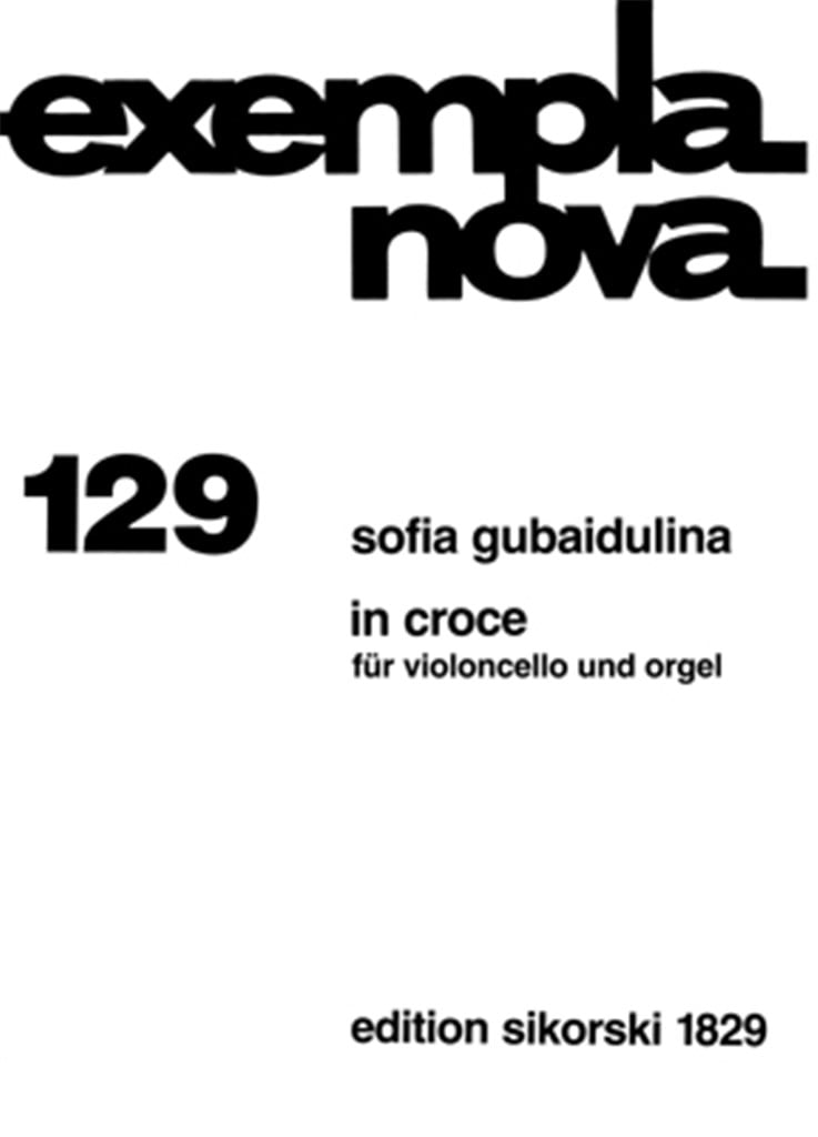 In Croce Fur Violoncello Und Orgel