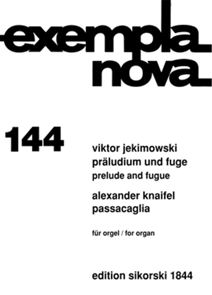 Präludium und Fuge-Passacaglia