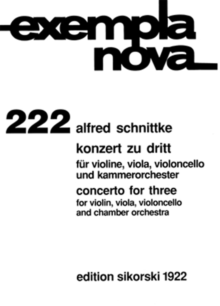 Konzert zu dritt-Menuett