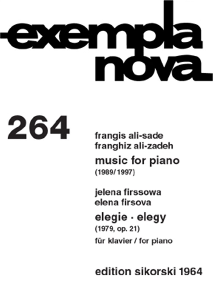 Music For Piano-Elegie für Klavier