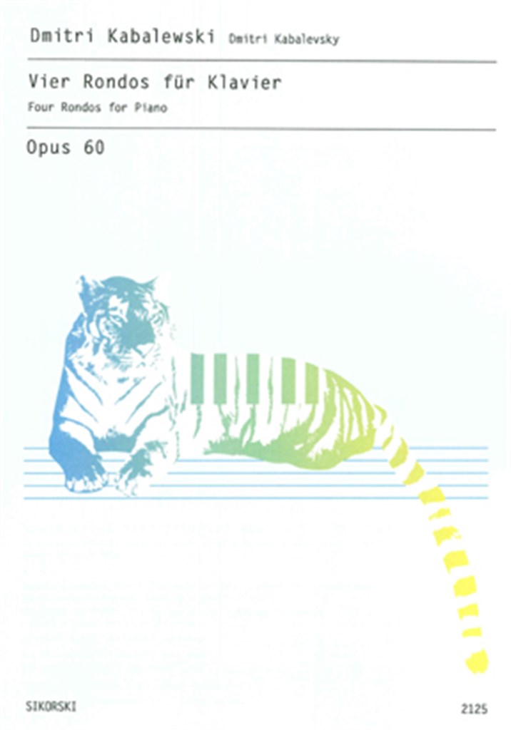 Vier Rondos (4 Rondo) Fur Klavier Op 60