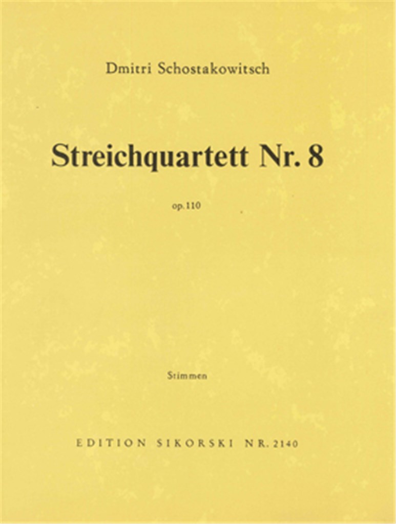 Streichquartet 8 Op.110