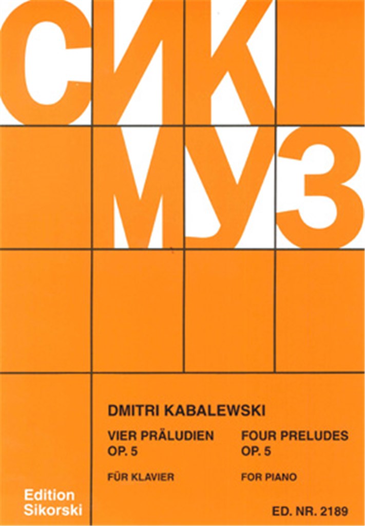 Preludes(4) Opus5