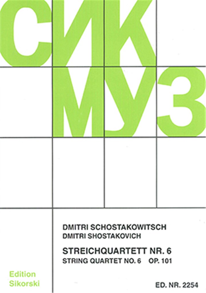 Streichquartet 6 G Op.101