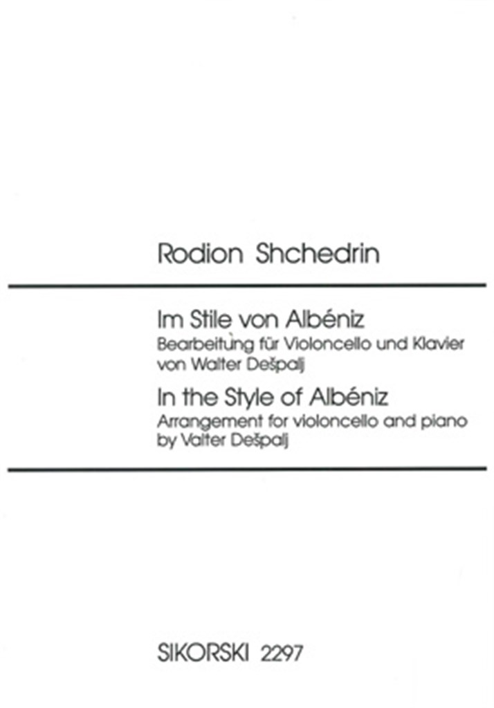 Im Stile von Albéniz