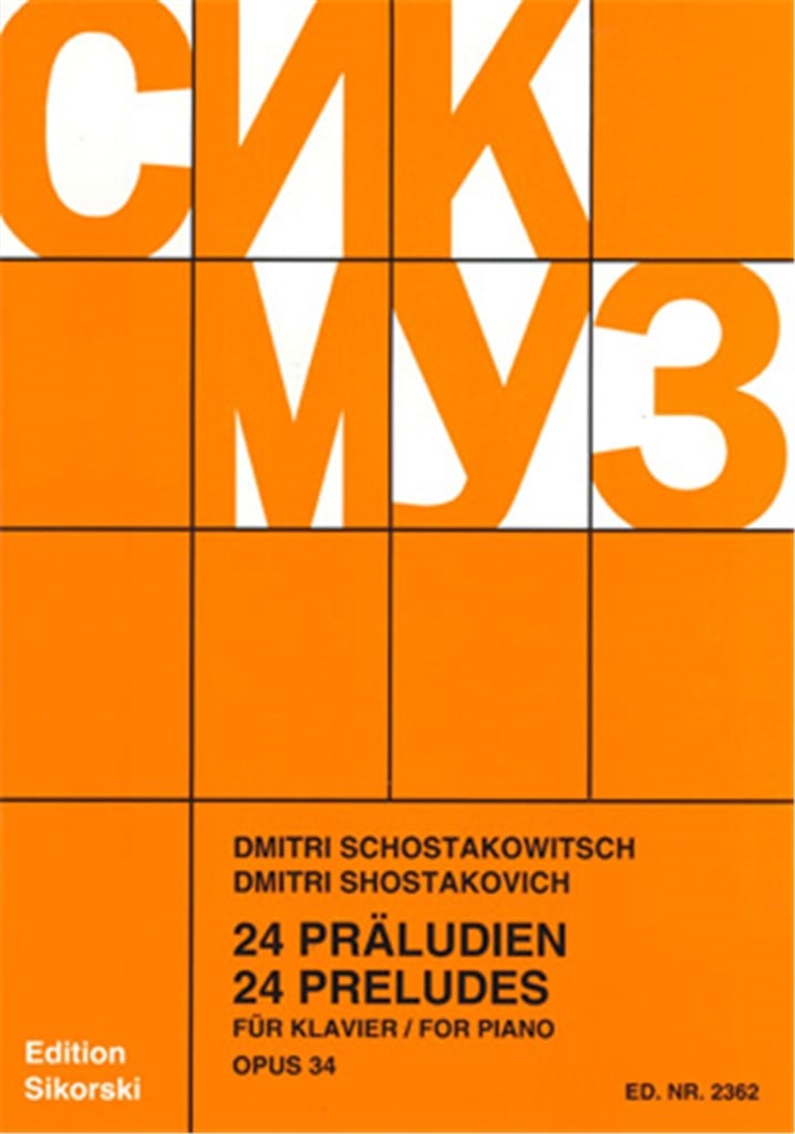 Preludes(24) Op.34