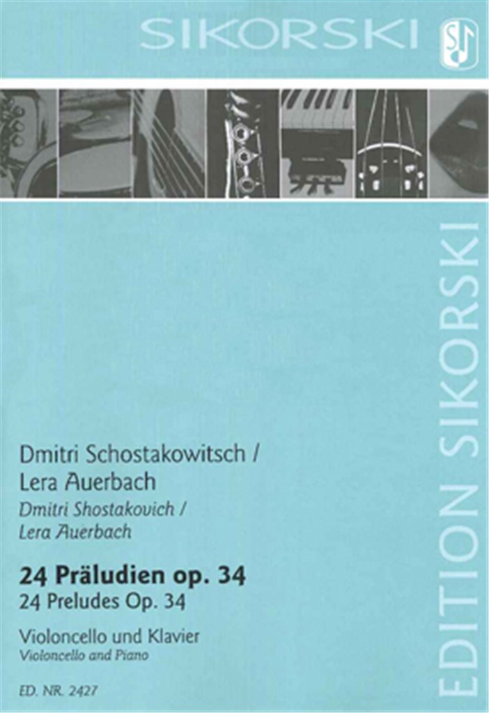 24 Praeludien Op 34 Fur Violoncello Und Klavier