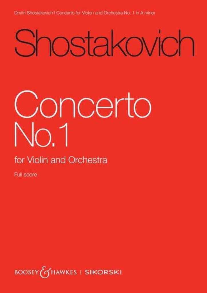 Concerto No. 1 for Violin and Orchestra op. 77