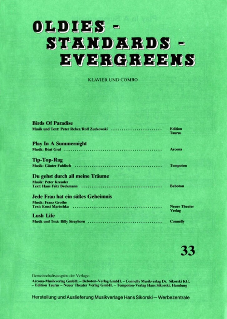 Oldies - Standards - Evergreens