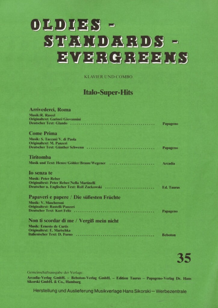 Oldies - Standards - Evergreens