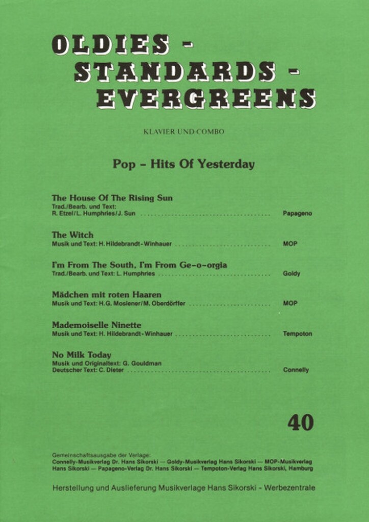 Oldies - Standards - Evergreens