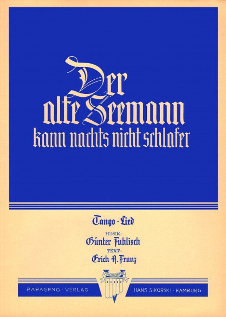 Der alte Seemann kann nachts nicht schlafen