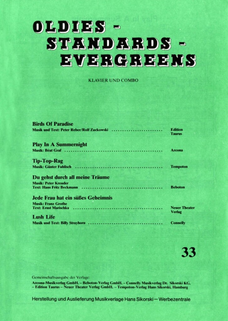 Oldies - Standards - Evergreens