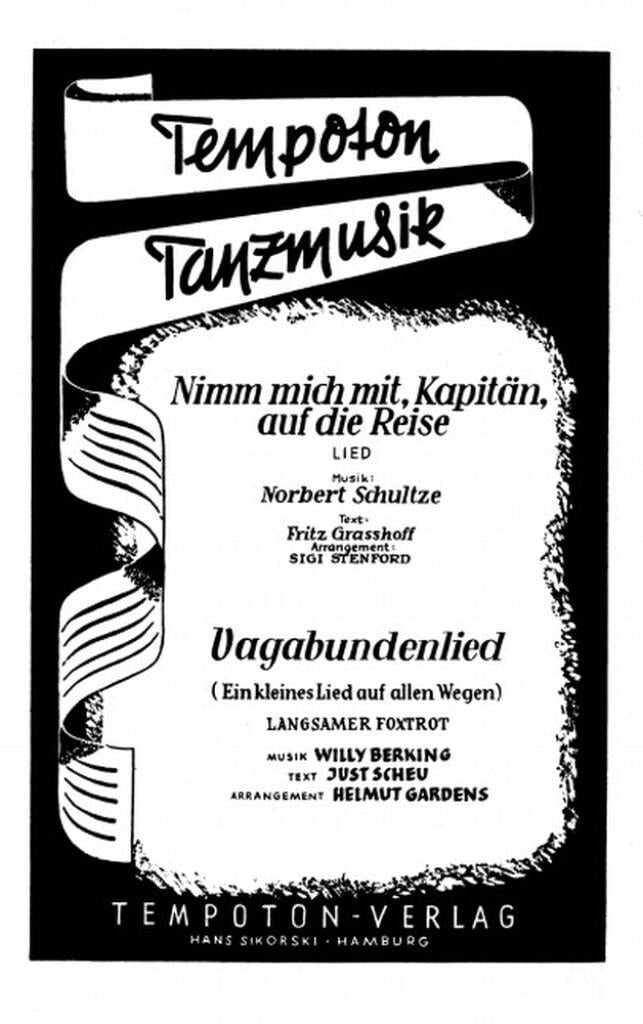 Nimm mich mit, Kapitän auf die Reise