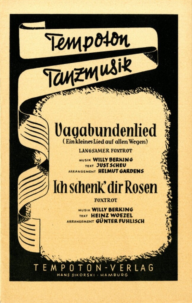 Vagabundenlied-Ich schenk` dir Rosen