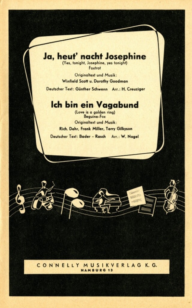 Ja, heut' nacht, Josephine-Ich bin ein Vagabund