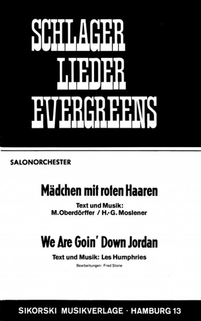 Mädchen mit roten Haaren-We are goin` down Jordan
