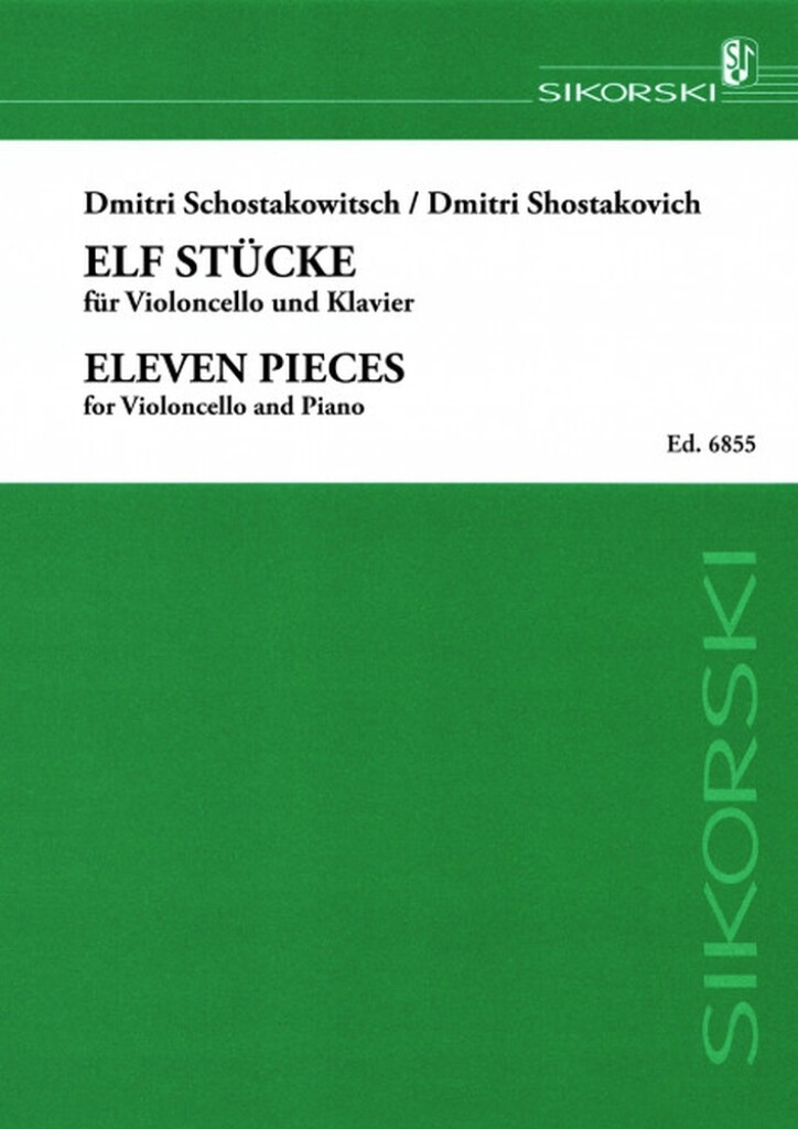 11 Stuckefur Violoncello Und Klavier
