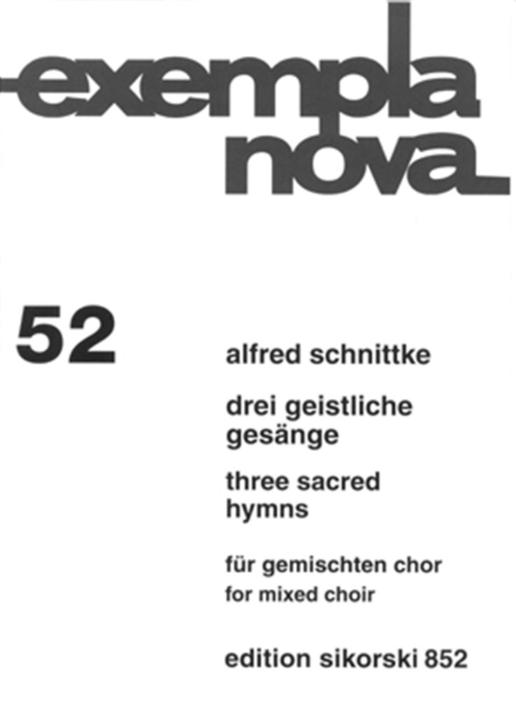 3 Geistliche Gesange