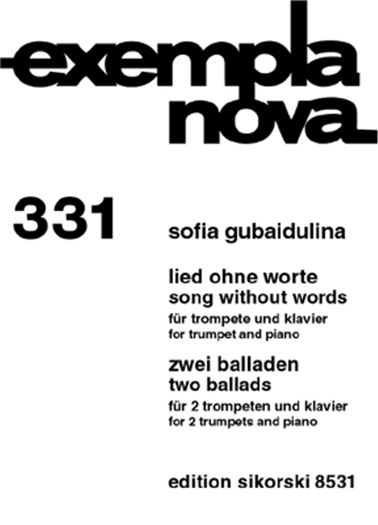 Lied ohne Worte-2 Balladen