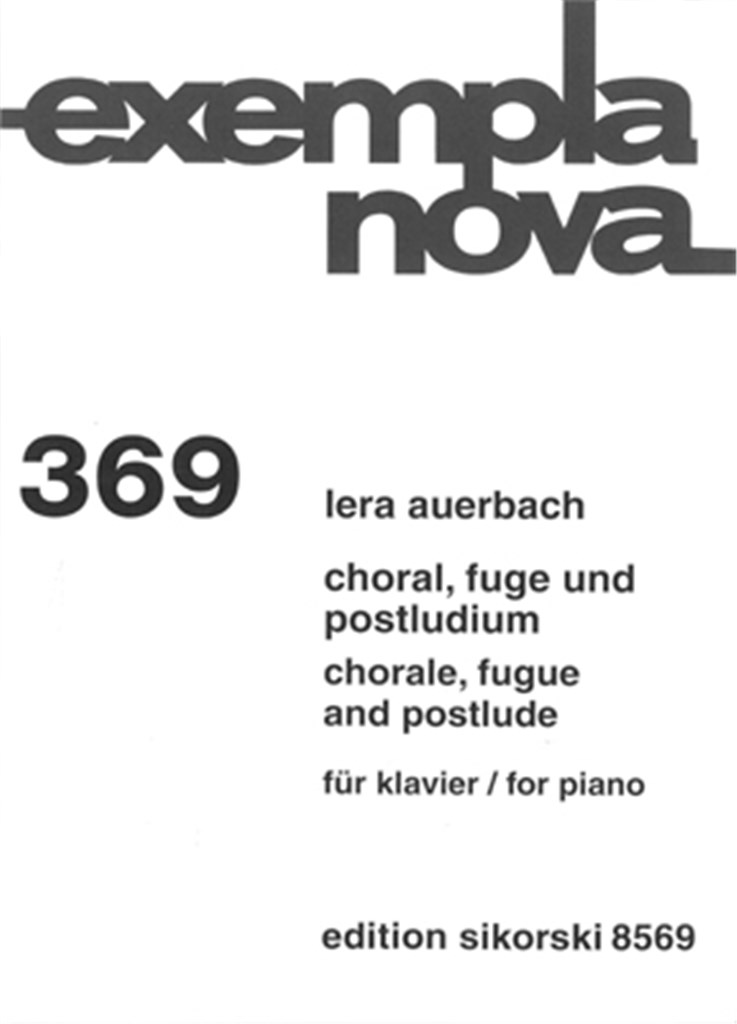 Choral, Fuge und Postludium
