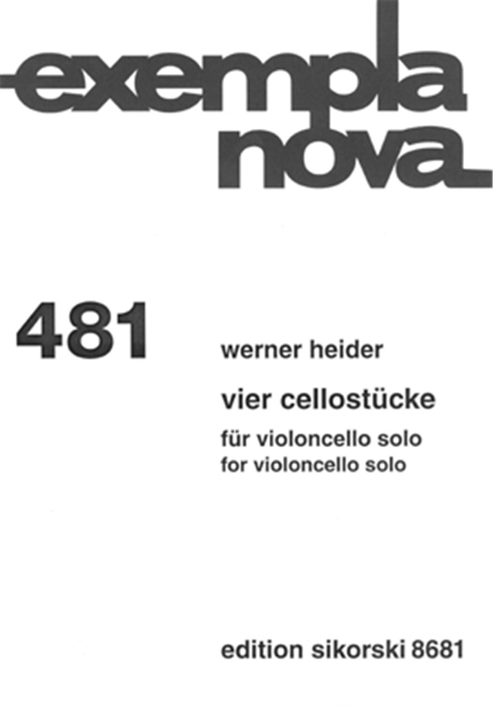 4 Cellostücke