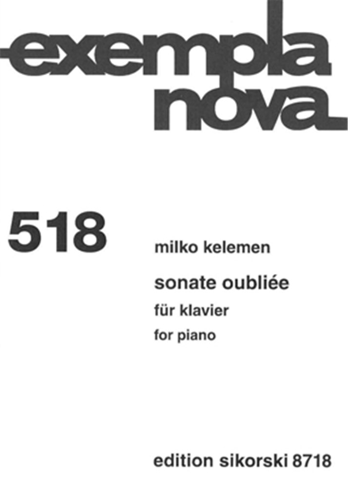 Sonate oubliée