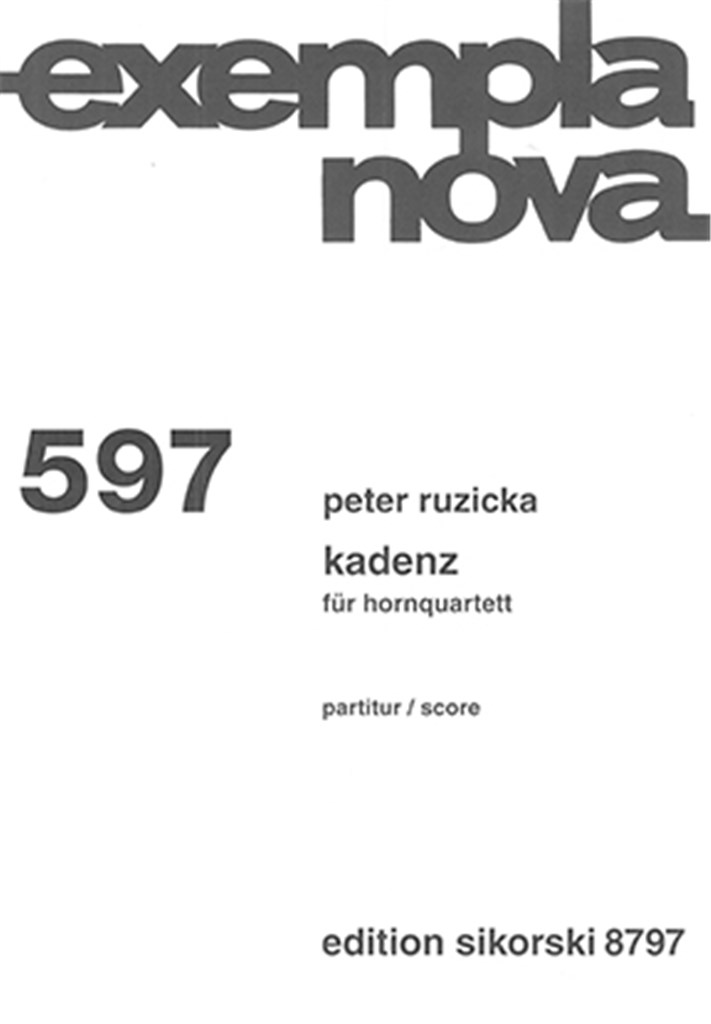 Kadenz für Hornquartett