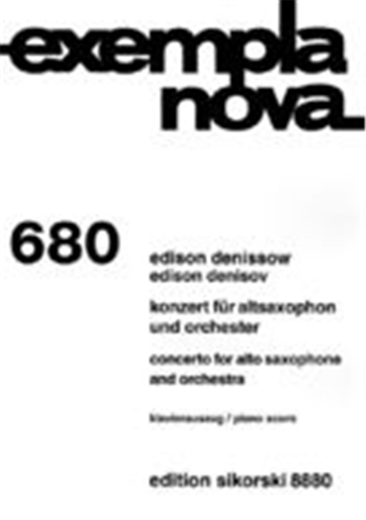 Concerto for Alto Saxophone and Orchestra
