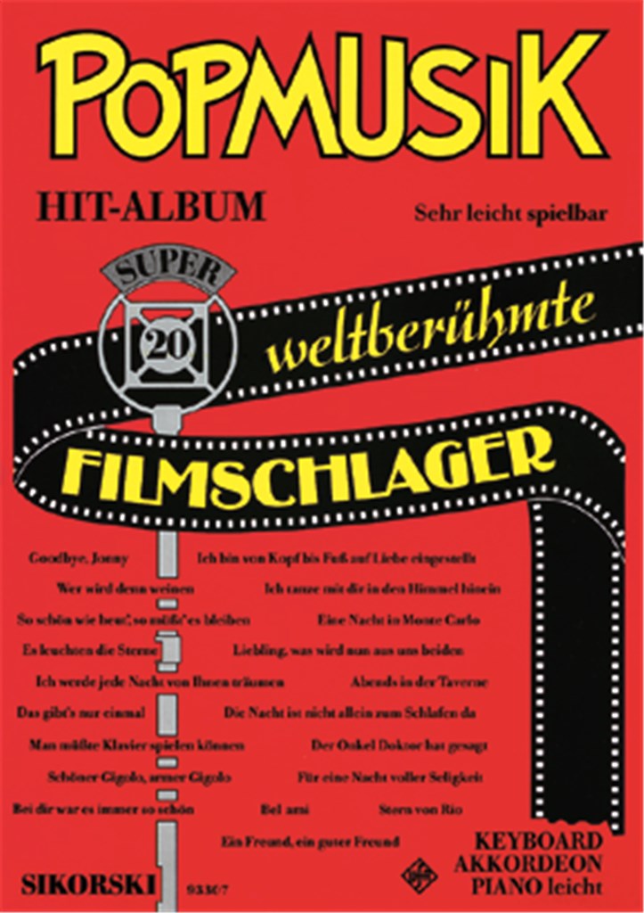 Popmusik Hit Album Filmschlager