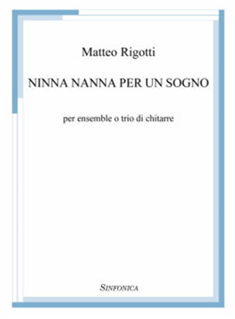 Ninna Nanna Per Un Sogno