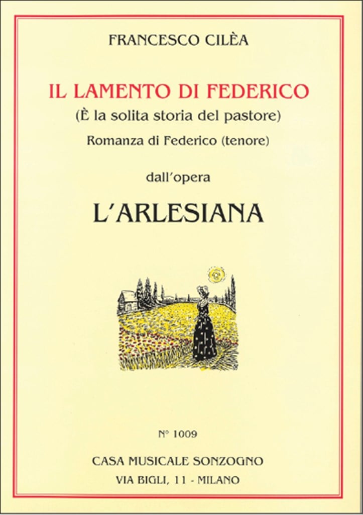 L'Arlesiana:e la solita storia Lamento di Federico