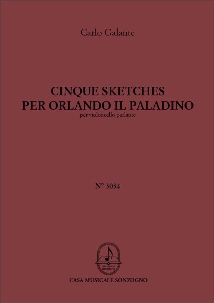 Cinque sketshces per Orlando il Paladino