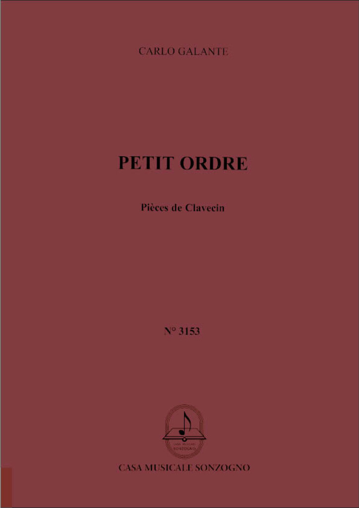 Petit ordre - Pièces de clavecin